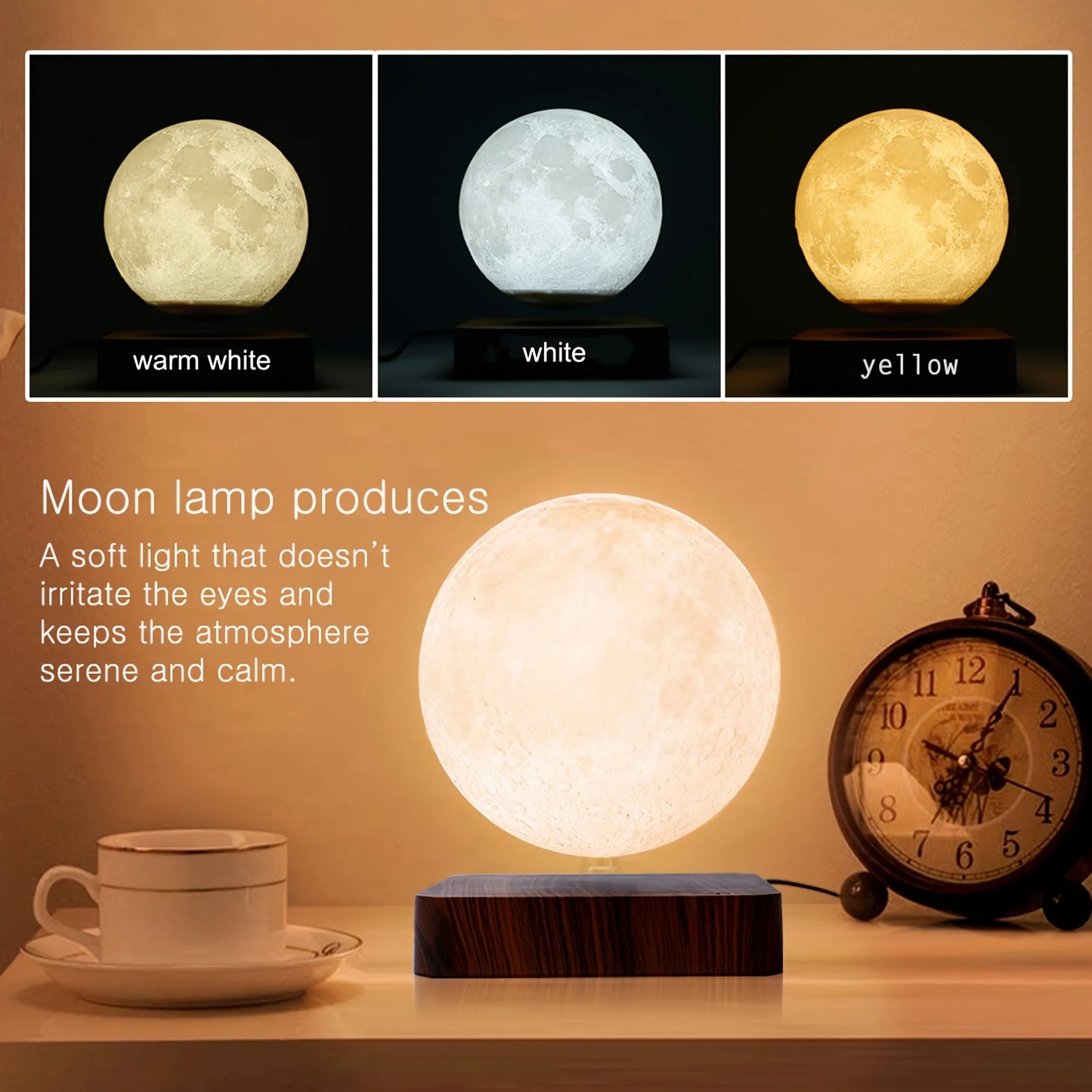 Magnetic Floating Moon Lamp
