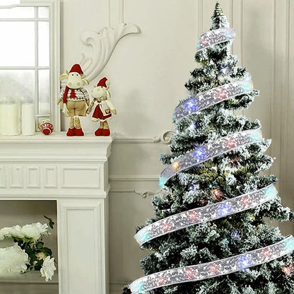 Christmas Ribbon String Lights