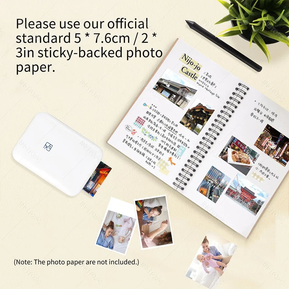 Portable Mini Photo Printer