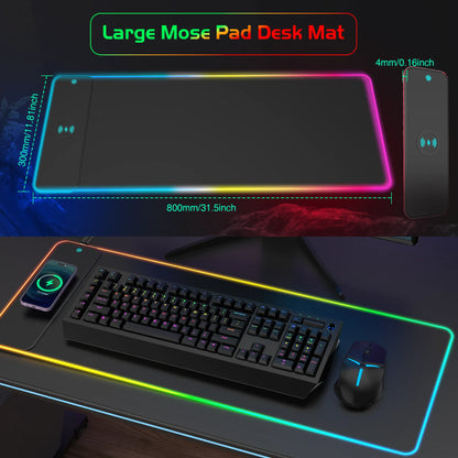 RGB Wireless Charging Mousepad