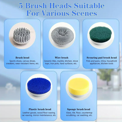 Multifunctional Electric Cleaning Brush