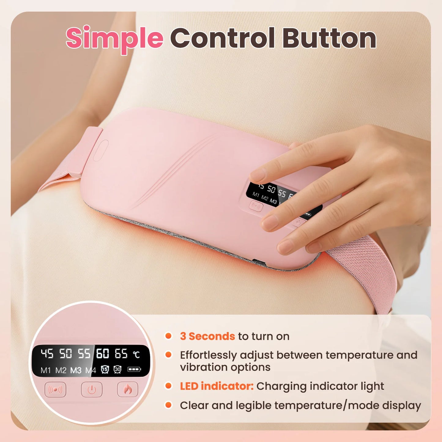 Menstrual Heating Massage Belt