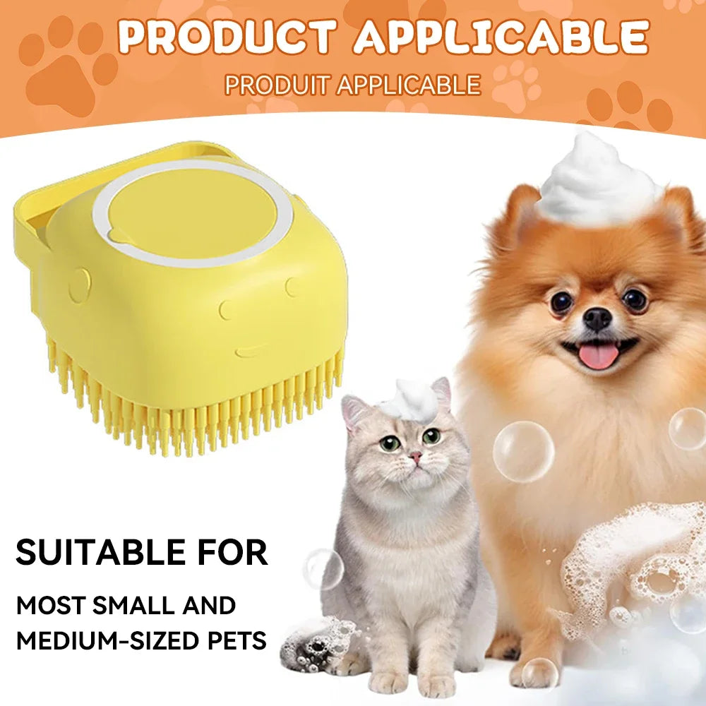 Silicone Pet Bathing Brush