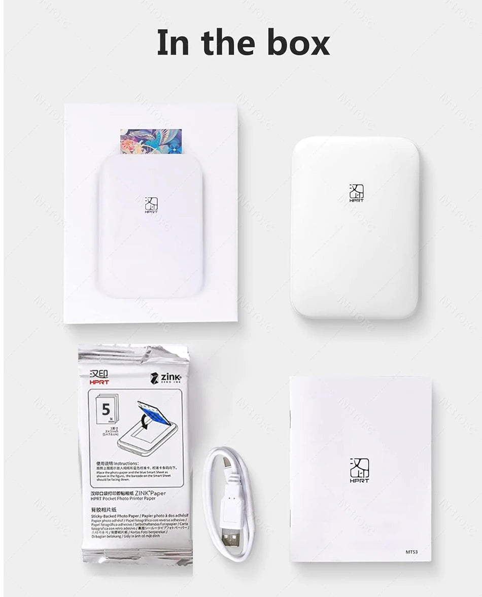 Portable Mini Photo Printer