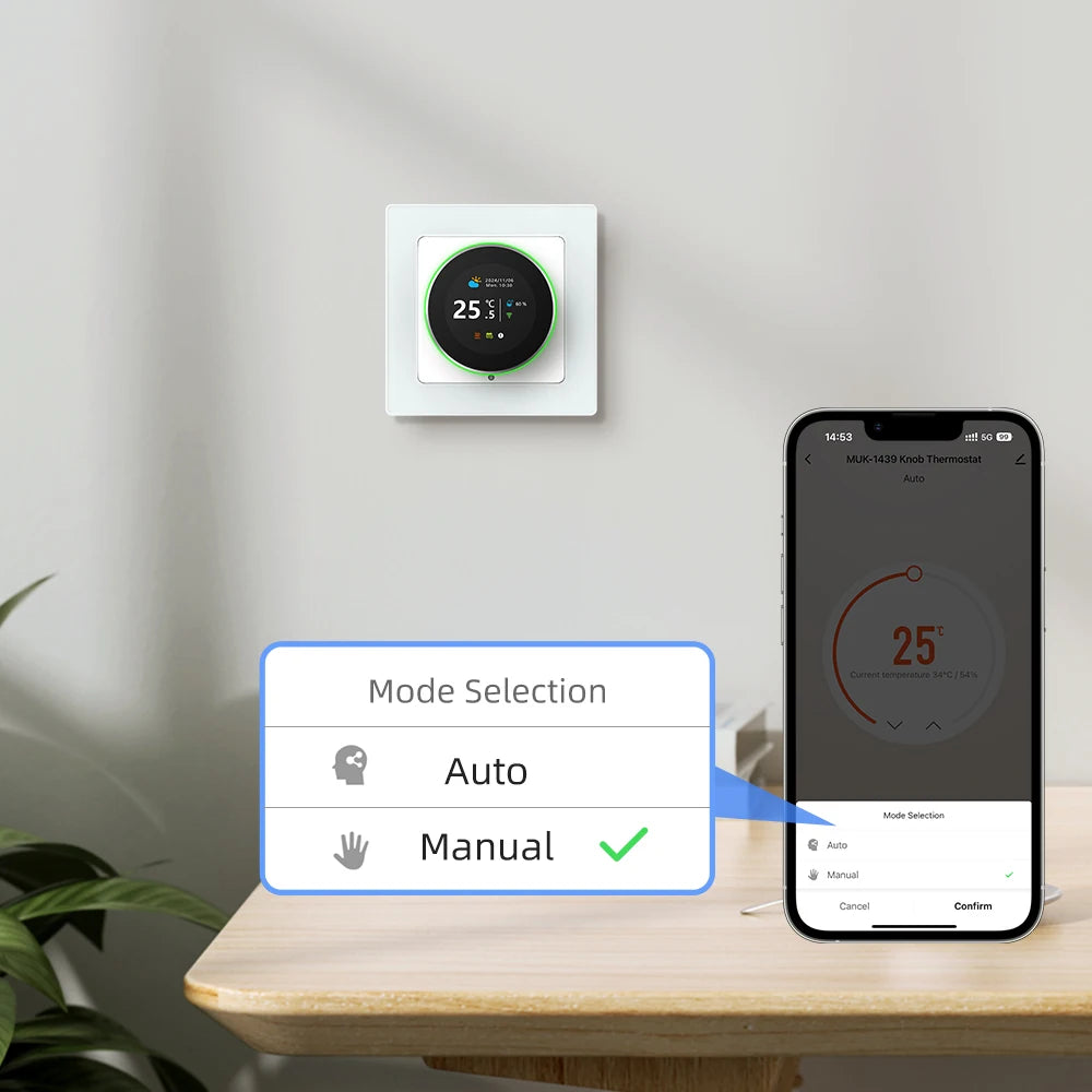 WiFi Smart Thermostat Knob