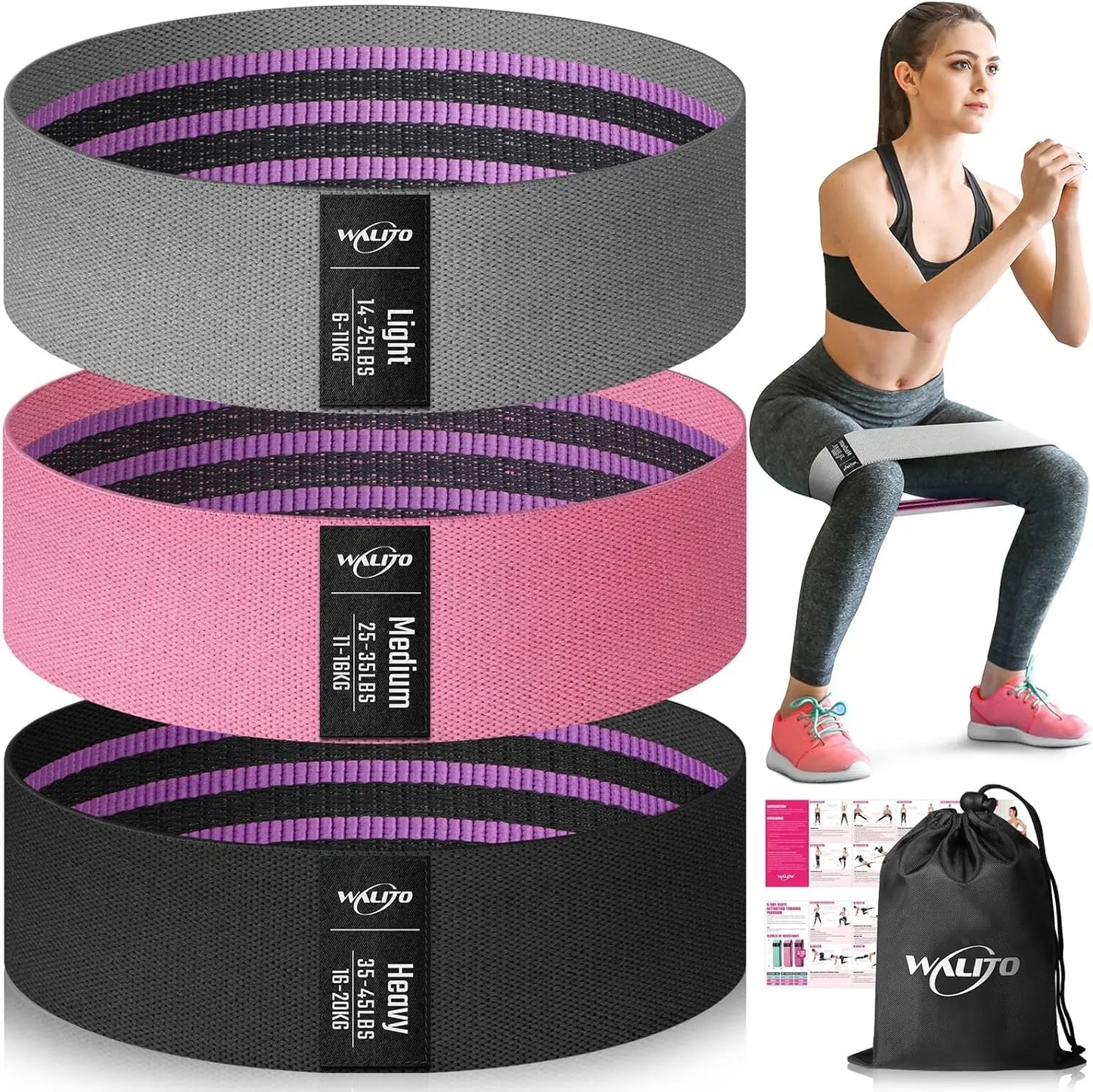 Fabric Resistance Glute Bands