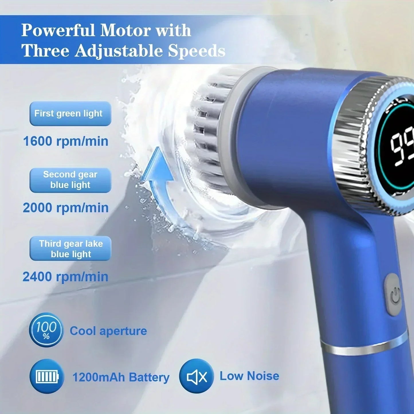 Multifunctional Electric Cleaning Brush