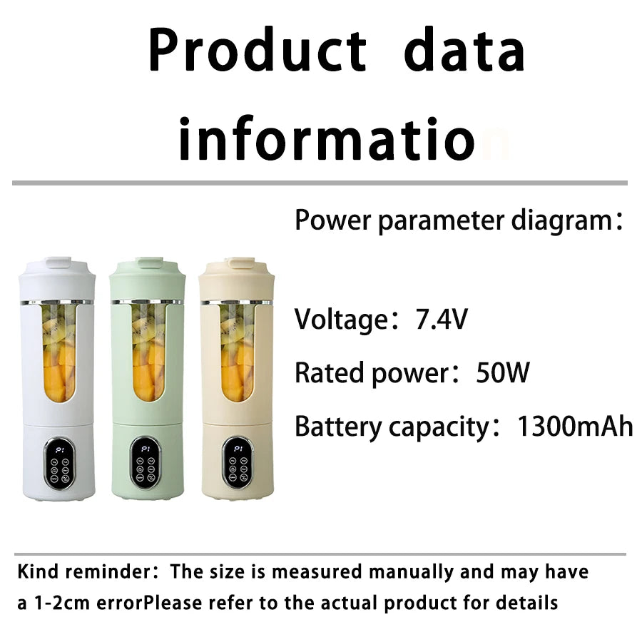 Portable USB Electric Juicer