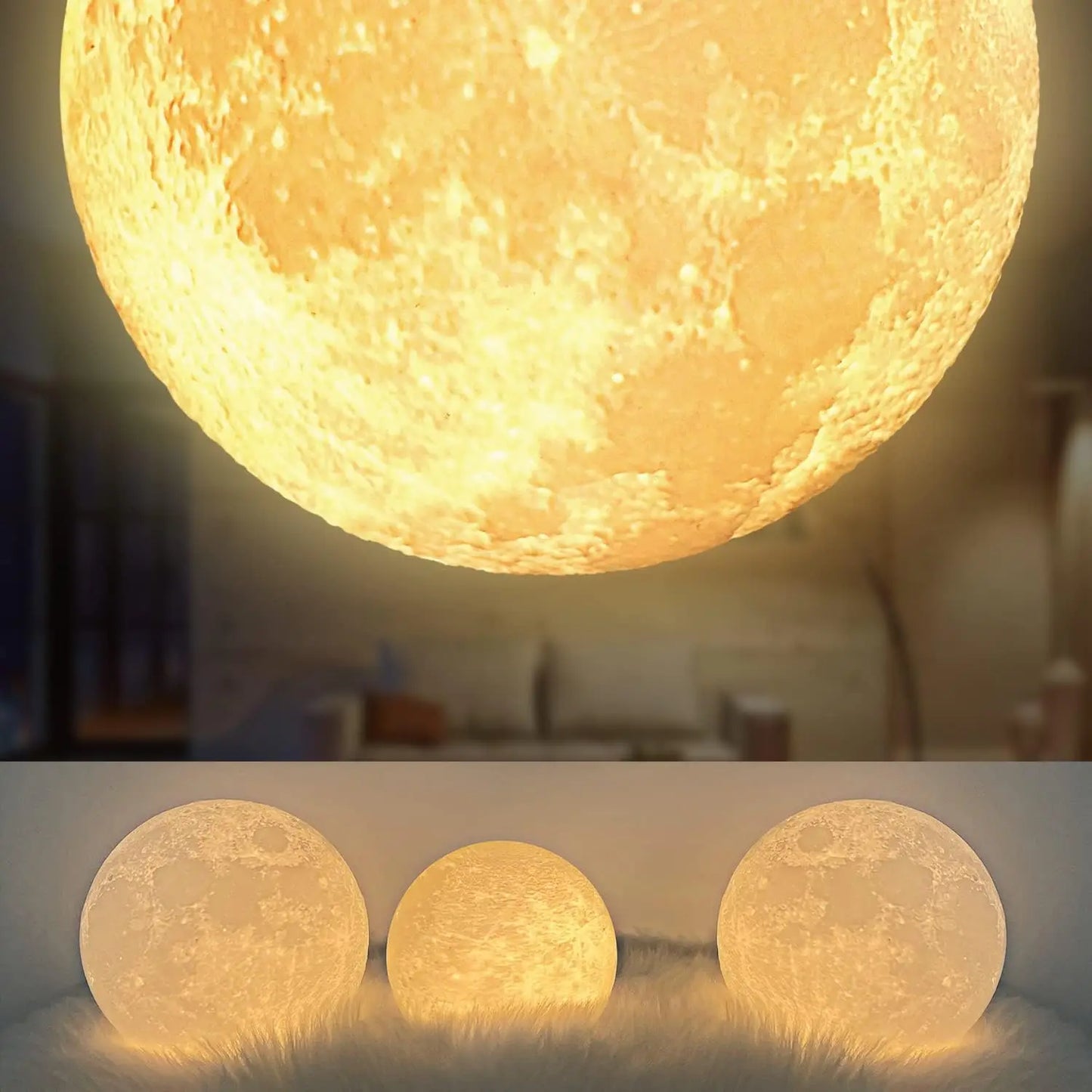 Magnetic Floating Moon Lamp