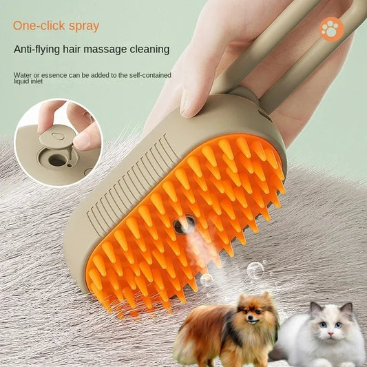 3-in-1 Steamy Pet Brush