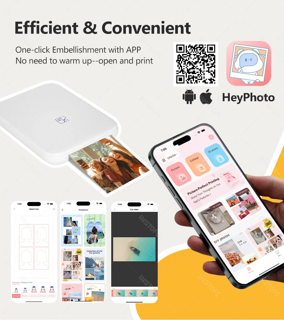 Portable Mini Photo Printer