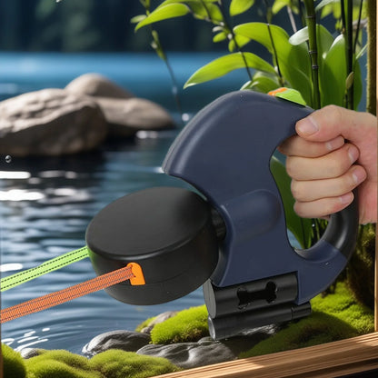 Dual Retractable LED Dog Leash