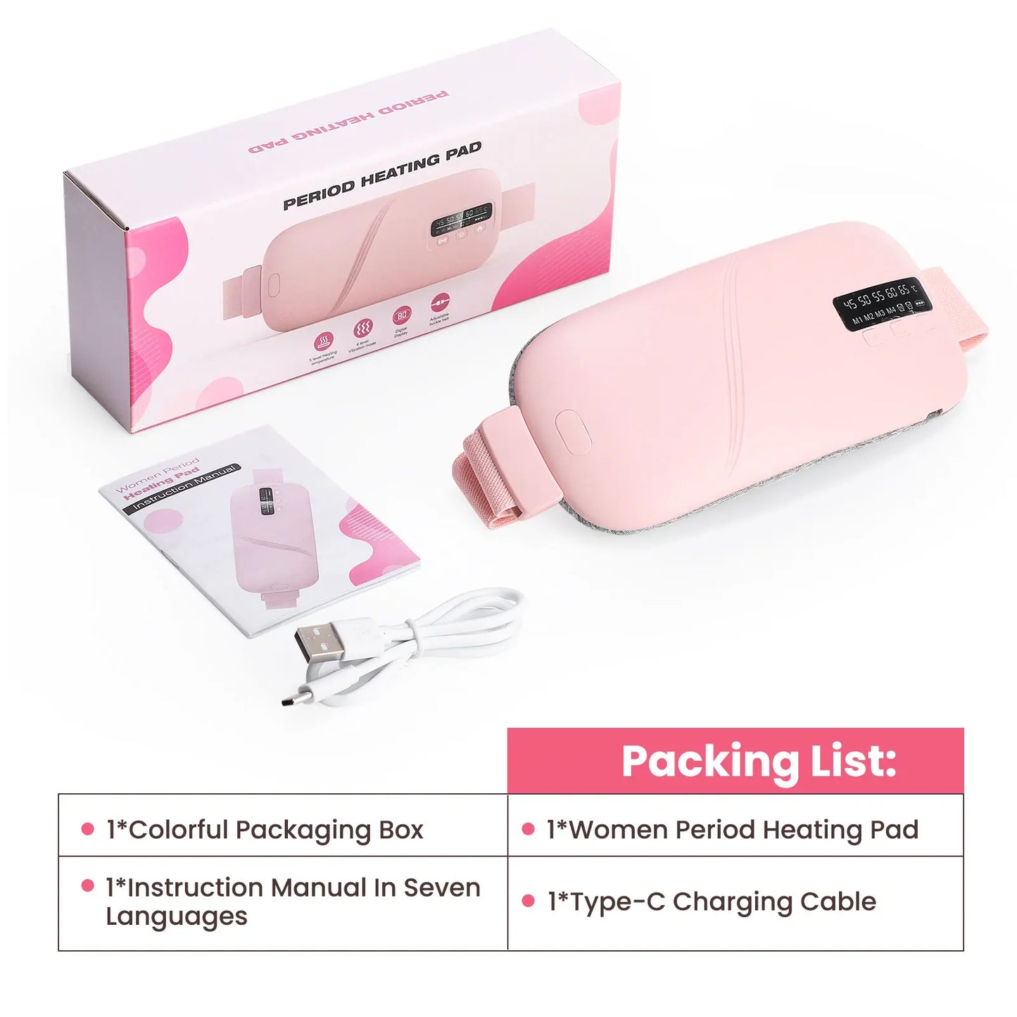 Menstrual Heating Massage Belt