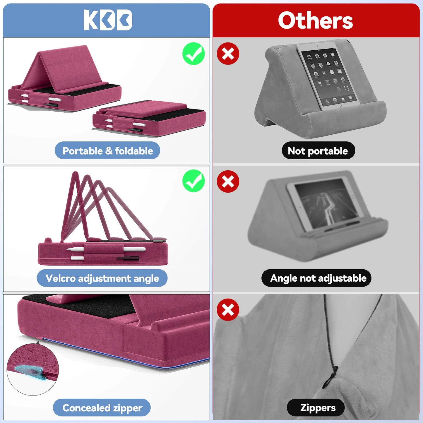 Tablet Pillow Stand Holder