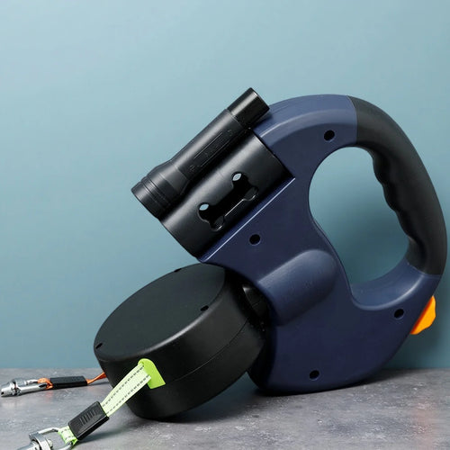 Dual Retractable LED Dog Leash