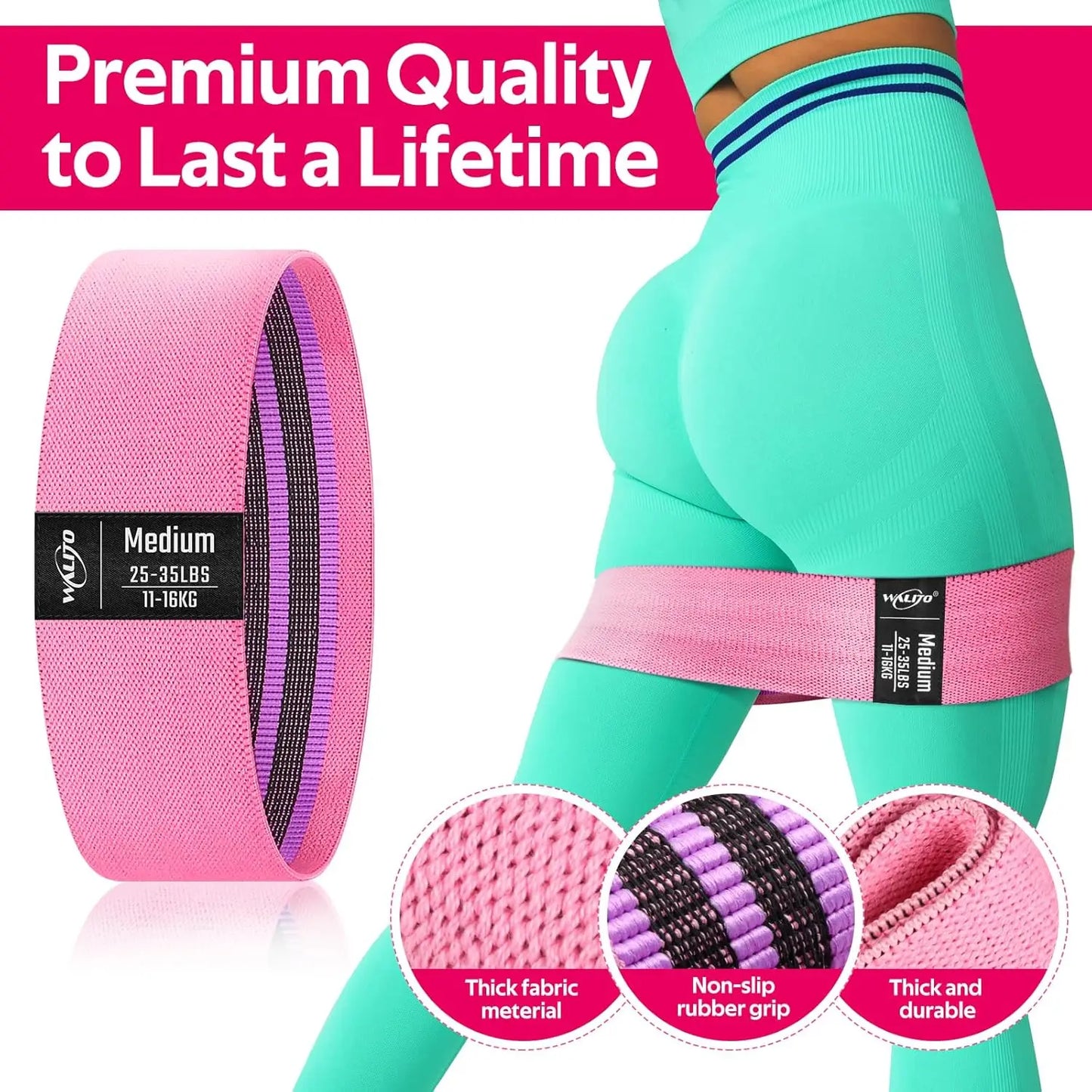 Fabric Resistance Glute Bands