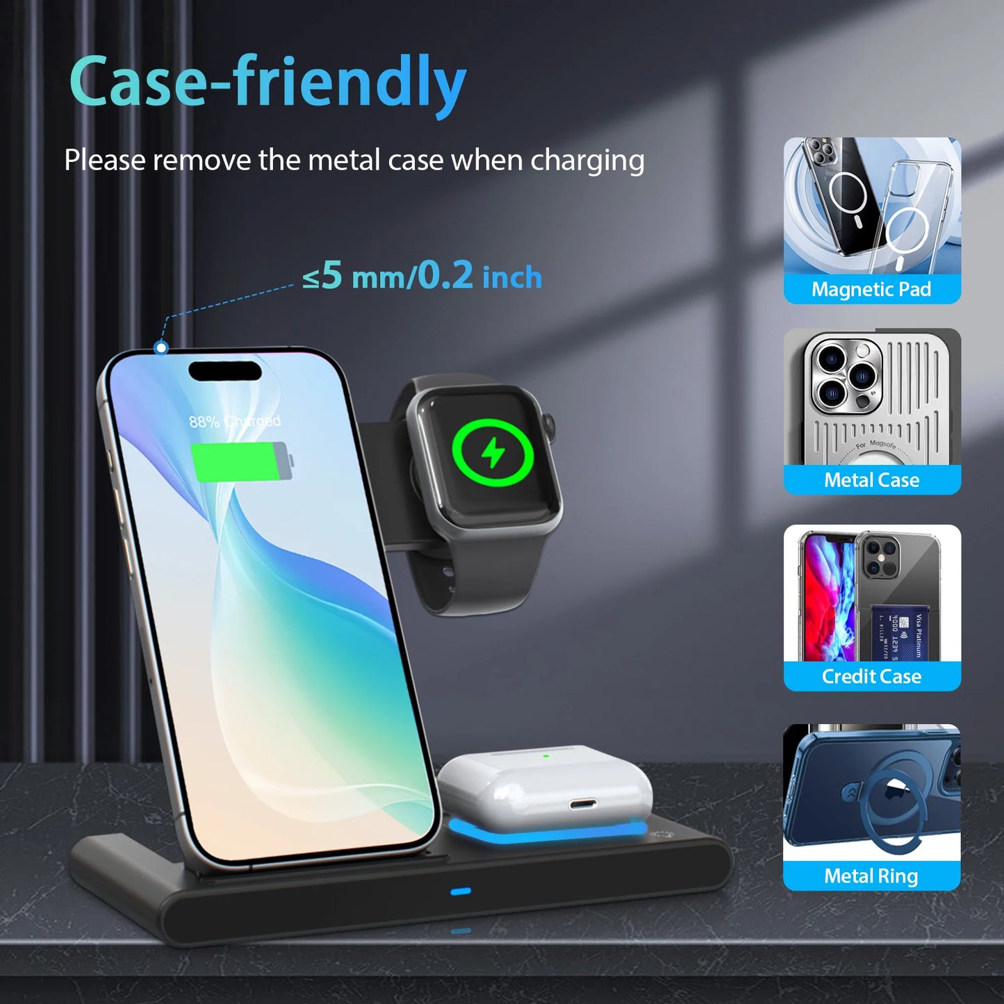 Magnetic 3-in-1 Charger