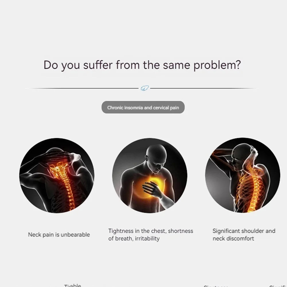 Ergonomic Heated Neck Massager