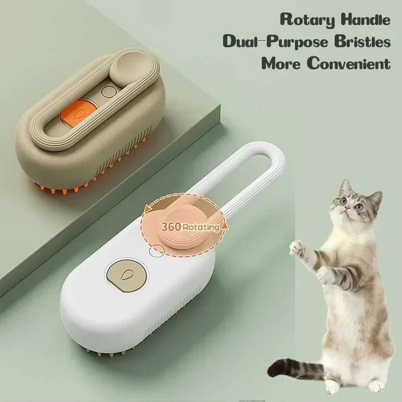 3-in-1 Steamy Pet Brush