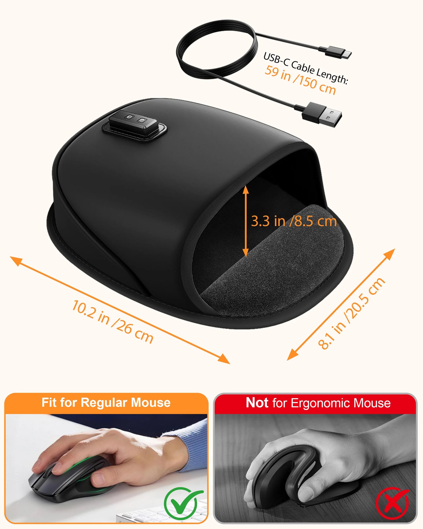 USB Heated Mouse Pad