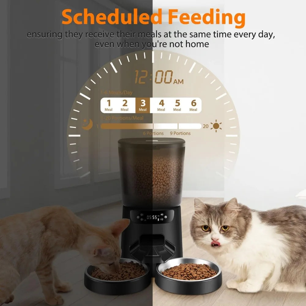 Dual Automatic Cat Feeder